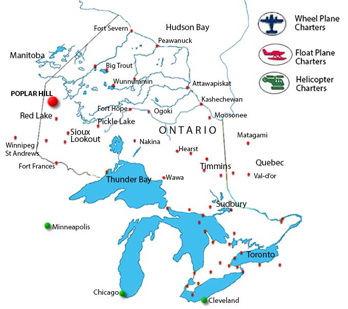 Poplar Hill Ontario Charter Flights